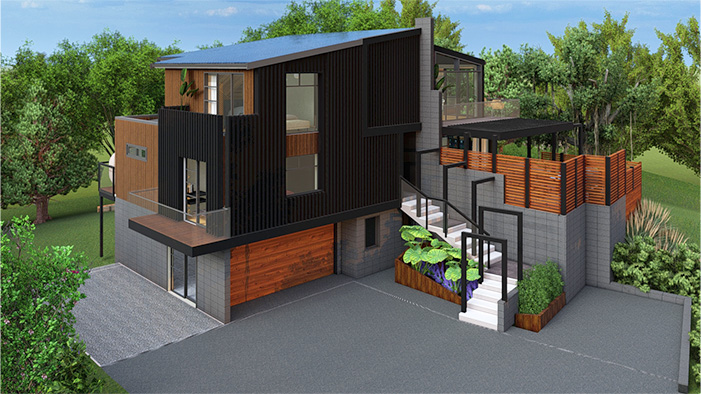 Modernized exterior