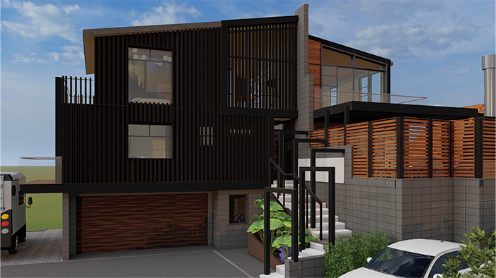 Modernized exterior
