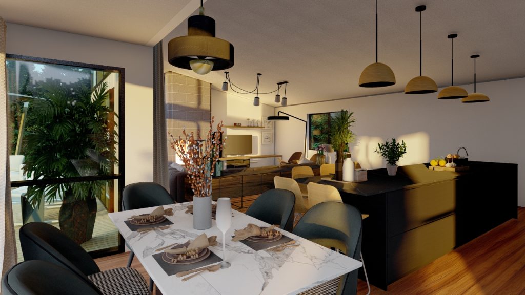Modern family home interiors Dunedin
