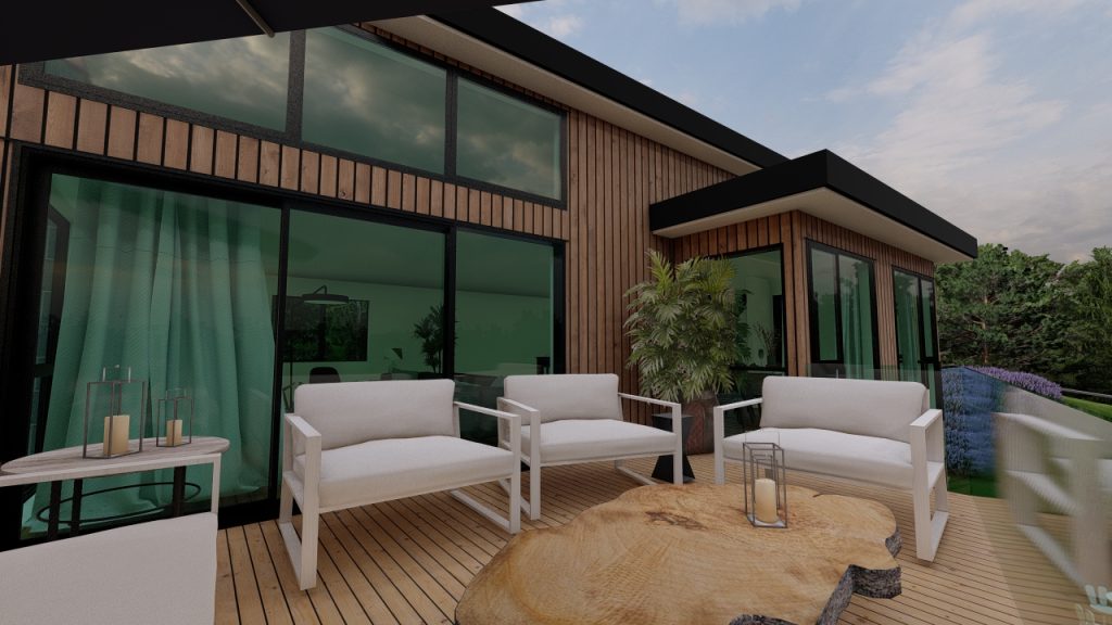 Two-level house design Broad Bay