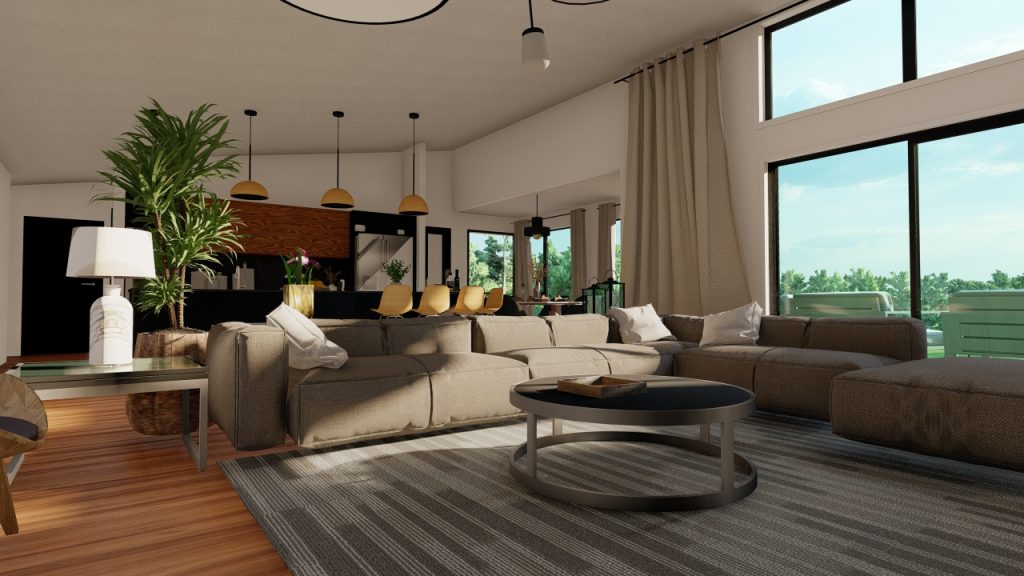 Natural light interior design Dunedin