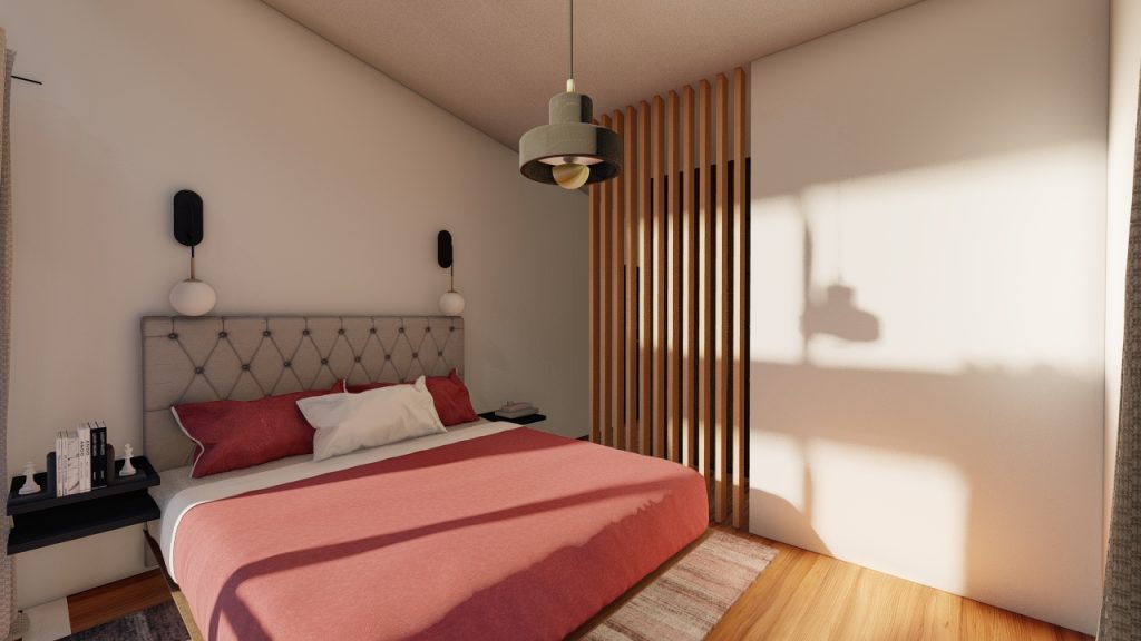 Three-bedroom interior layout Broad Bay